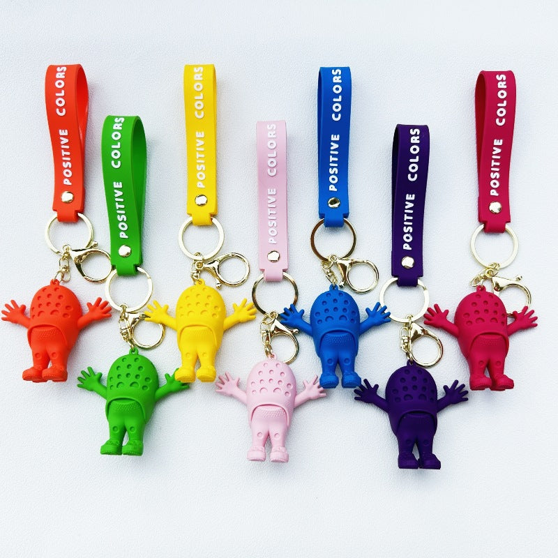 Wholesale PVC Cute Hole Shoes, Slippers, Keychains